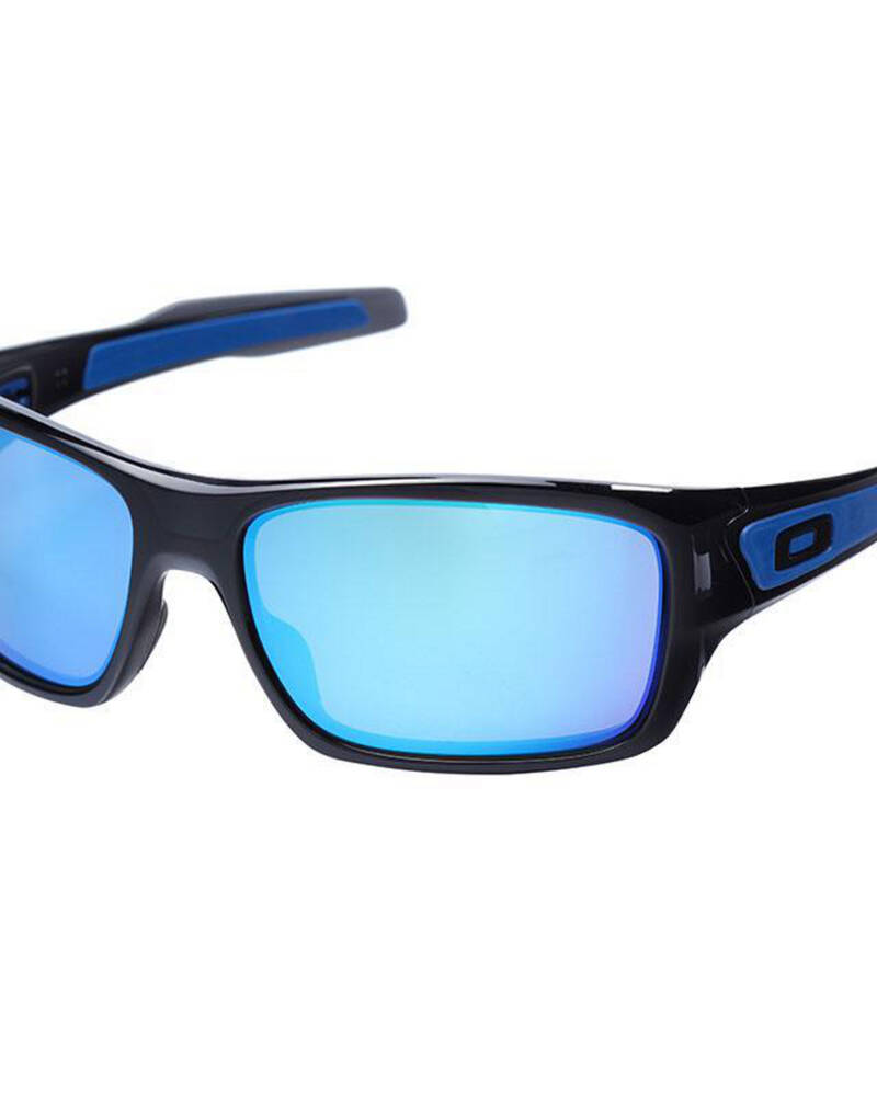 Oakley Turbine Black/Blue Sunglasses for Mens