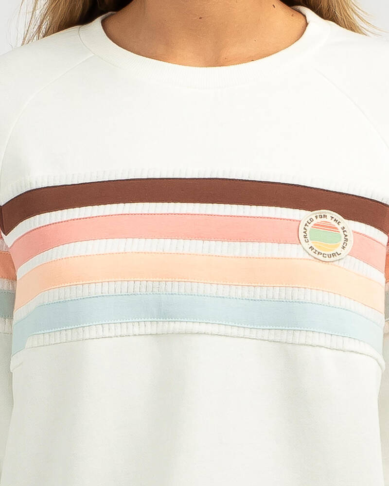 Rip Curl Trails Crewneck Sweatshirt for Womens