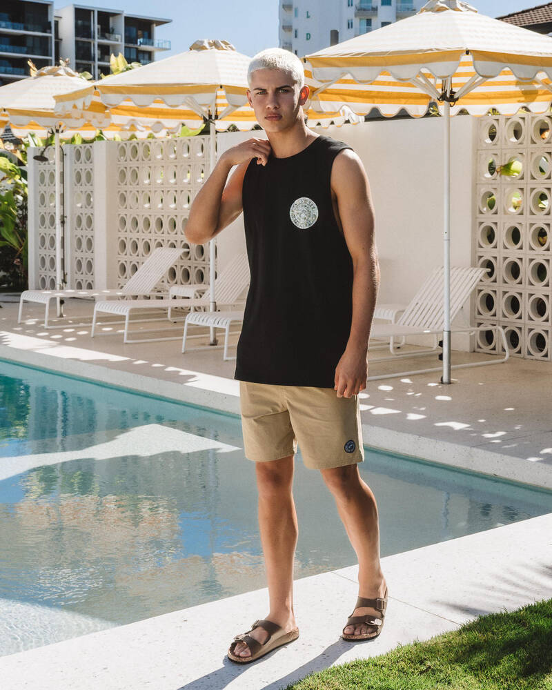 Salty Life Elemental Elastic Waist Shorts for Mens