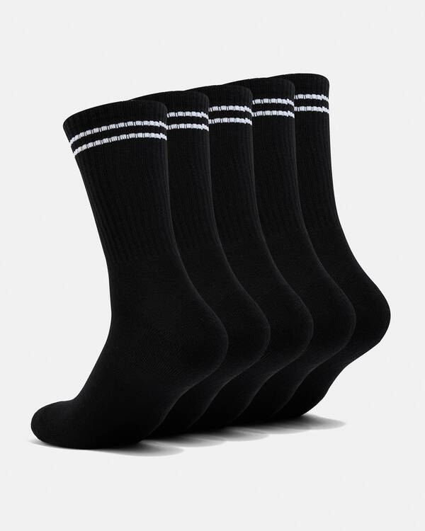RVCA Union Socks III 5 Pack for Mens