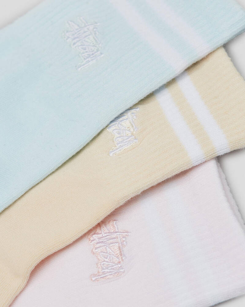 Stussy Womens Graffiti Sock Pack for Womens