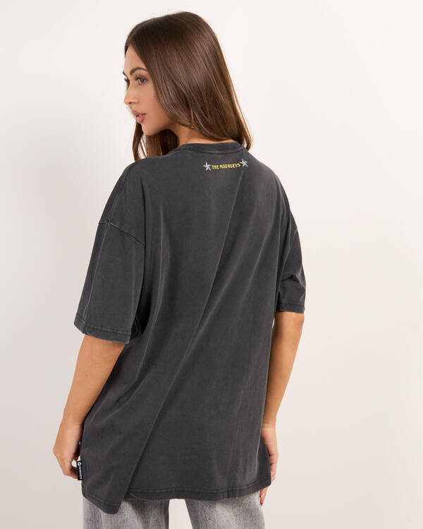 The Mad Hueys Born To Ride Oversized T-Shirt for Womens