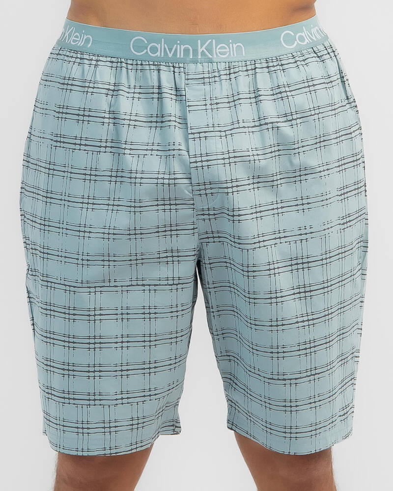 Calvin Klein Structure Sleep Shorts for Mens