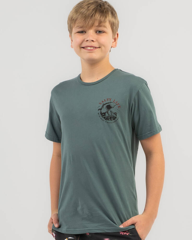 Salty Life Boys' Summit T-Shirt for Mens