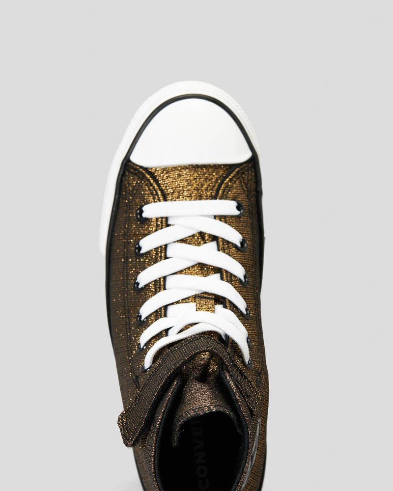 Converse Girls' Chuck Taylor All Star Easy On Sparkle Party for Womens
