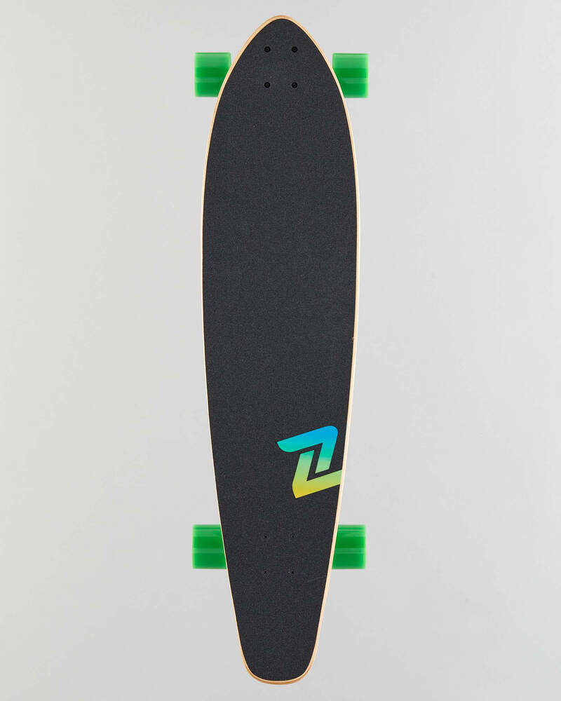Z-flex Pop Blue Fade Roundtail 39.5" Longboard for Mens