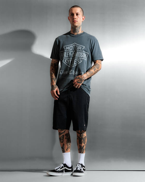 Kiss Chacey Harley-Davidson Downshift Relaxed T-Shirt for Mens