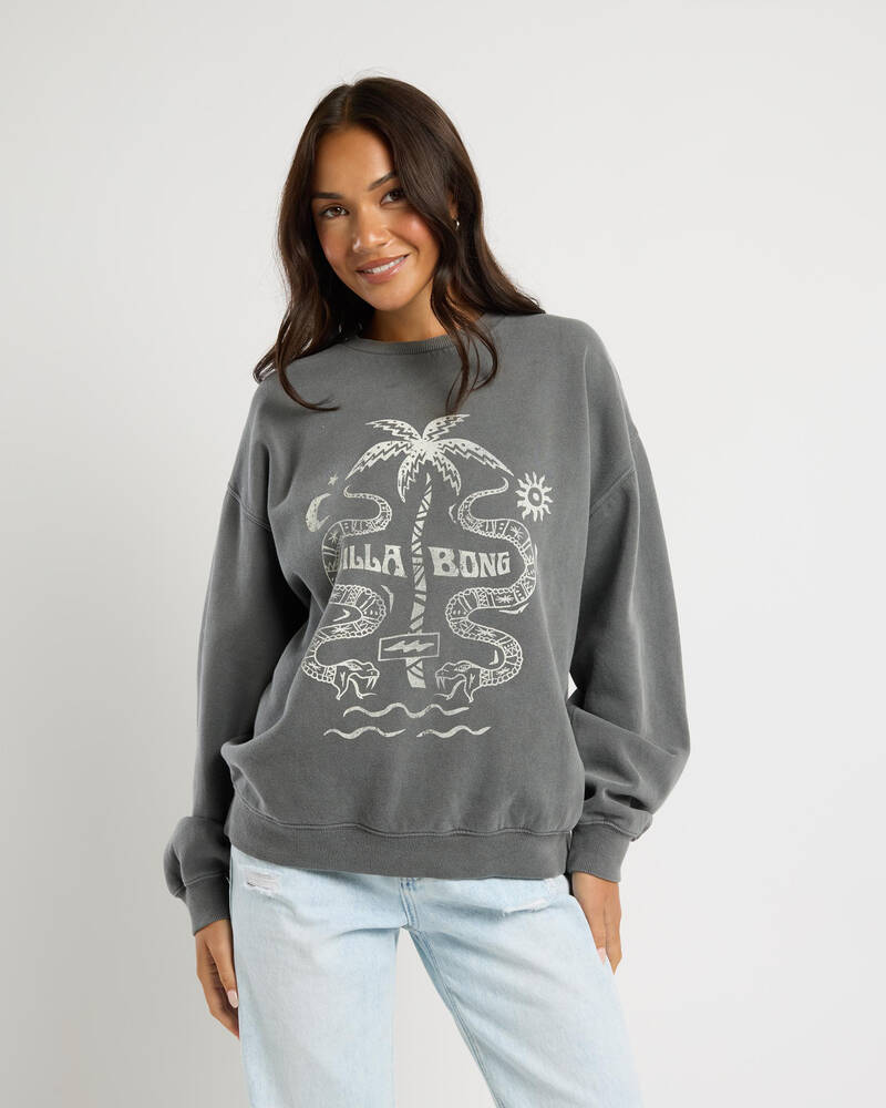 Billabong Bite Me Canyon Crewneck Sweatshirt for Womens