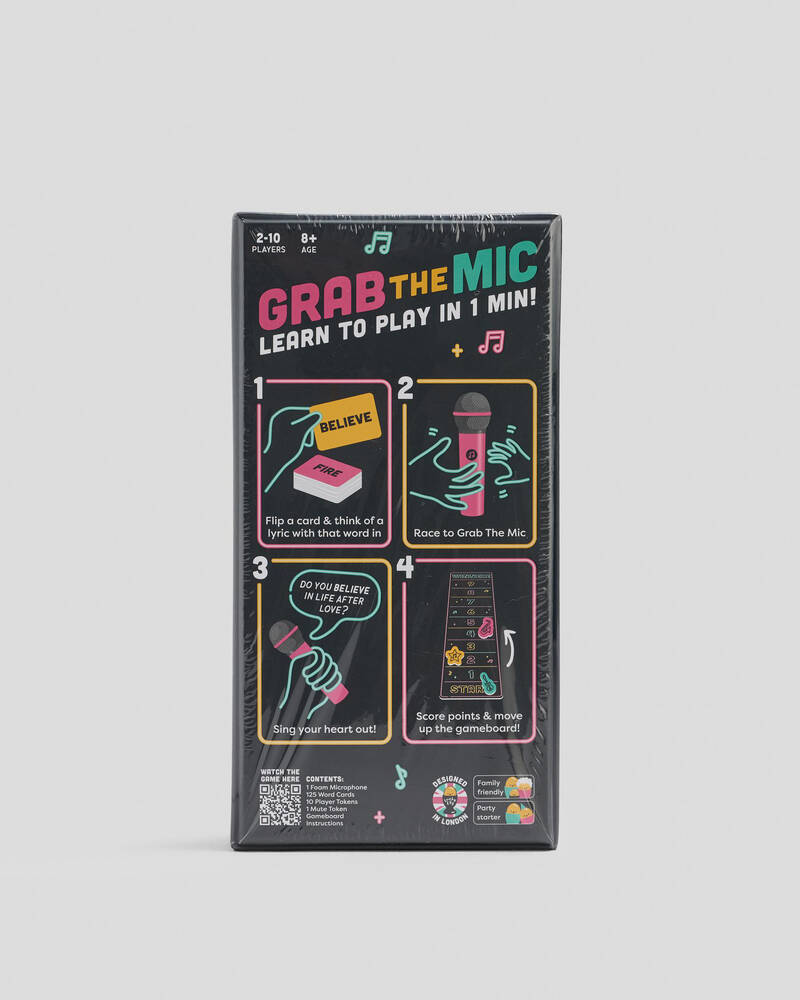 Get It Now Grab the Mic Game for Womens