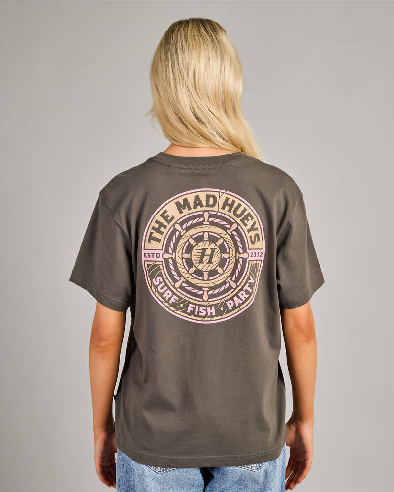 The Mad Hueys Ship Wheel T-Shirt for Womens