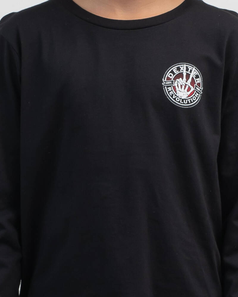 Dexter Boys' Hard Rock Long Sleeve T-Shirt for Mens