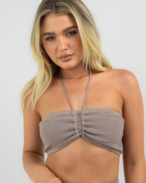 Ava And Ever Kensington Knit Crop Top for Womens
