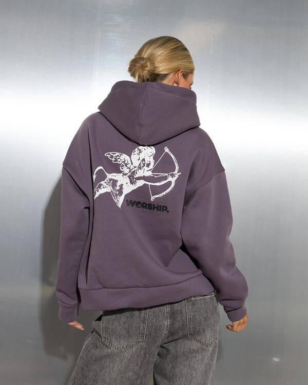 Worship Supplies Cherub Box Fit Hoodie for Womens