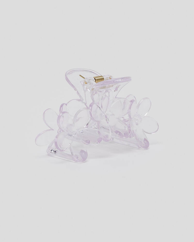 Karyn In LA Sara Floral Hair Claw Clip for Womens