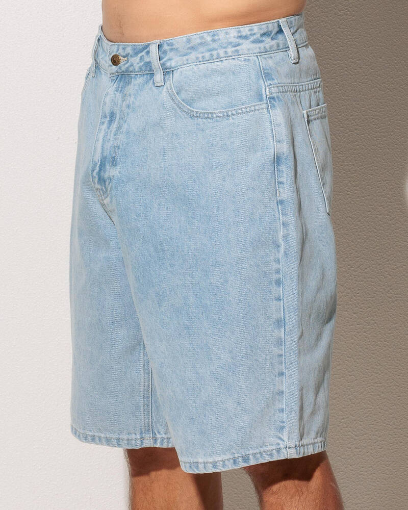 Happy Hour Thrift Denim Shorts for Mens