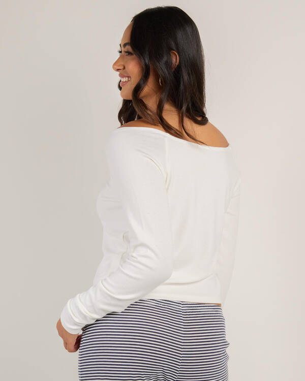 Malibu Lounge Humphrey Bear Long Sleeve Top for Womens