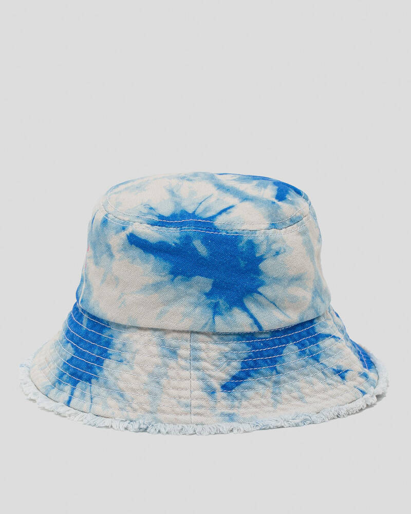 Billabong Girls' Beached Blue Bucket Hat for Womens