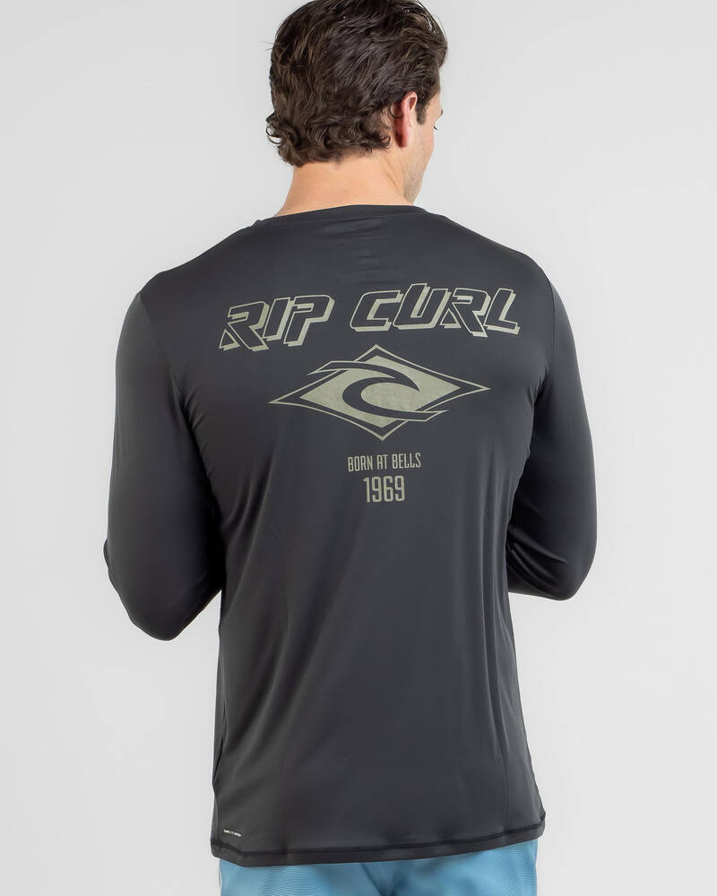 Rip Curl Icons Of Surflite Long Sleeve Rash Vest for Mens