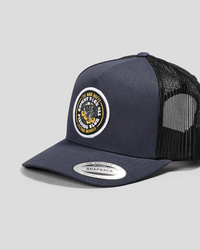 The Mad Hueys Tropic Caught Fk All Twill Trucker Cap for Mens image number null