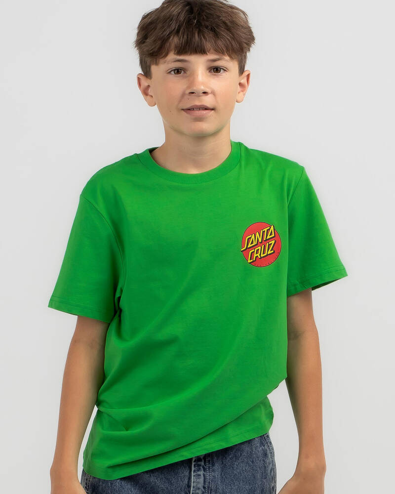 Santa Cruz Boys' Classic Dot Chest T-Shirt for Mens