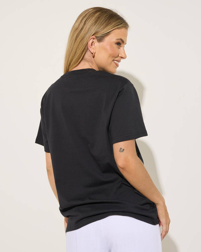Rhythm Logo Boyfriend T-Shirt for Womens