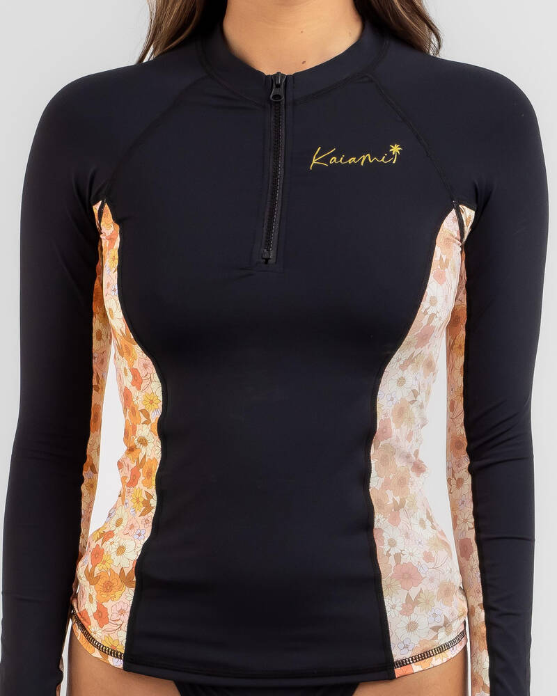 Kaiami Phillipa Long Sleeve Rash Vest for Womens