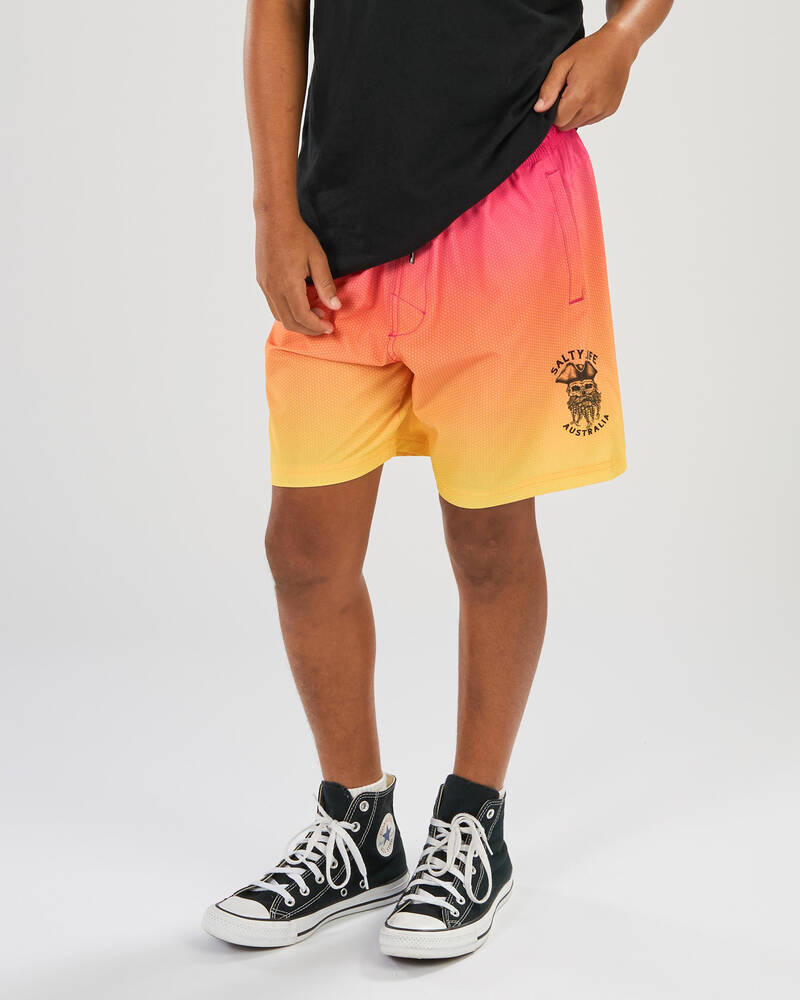 Salty Life Boys' Allied Elastic Waist Shorts for Mens