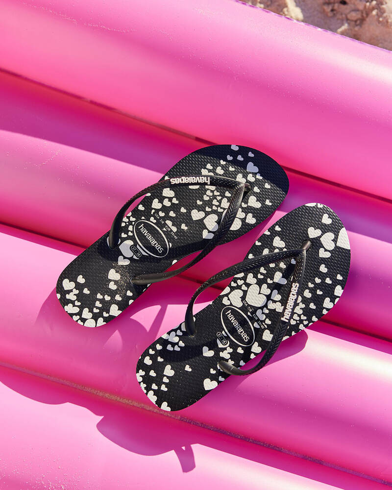 Havaianas Slim Mini Hearts Thongs for Womens