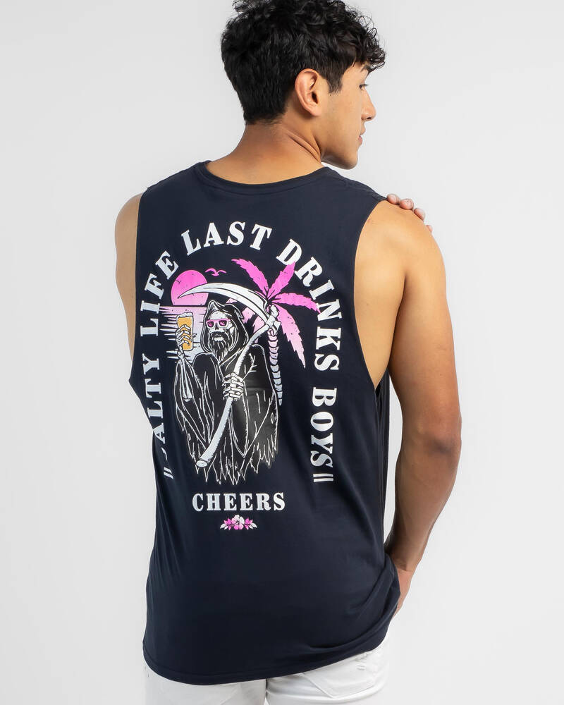 Salty Life Reaper Muscle Tank for Mens