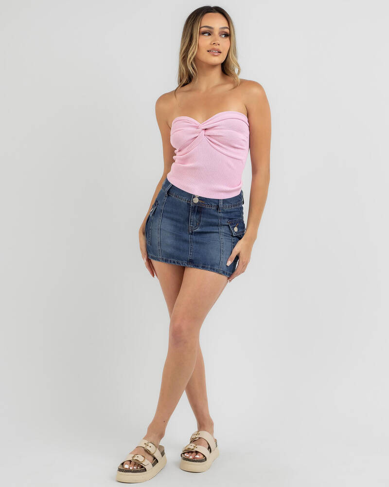 Mooloola Bianca Knit Tube Top for Womens