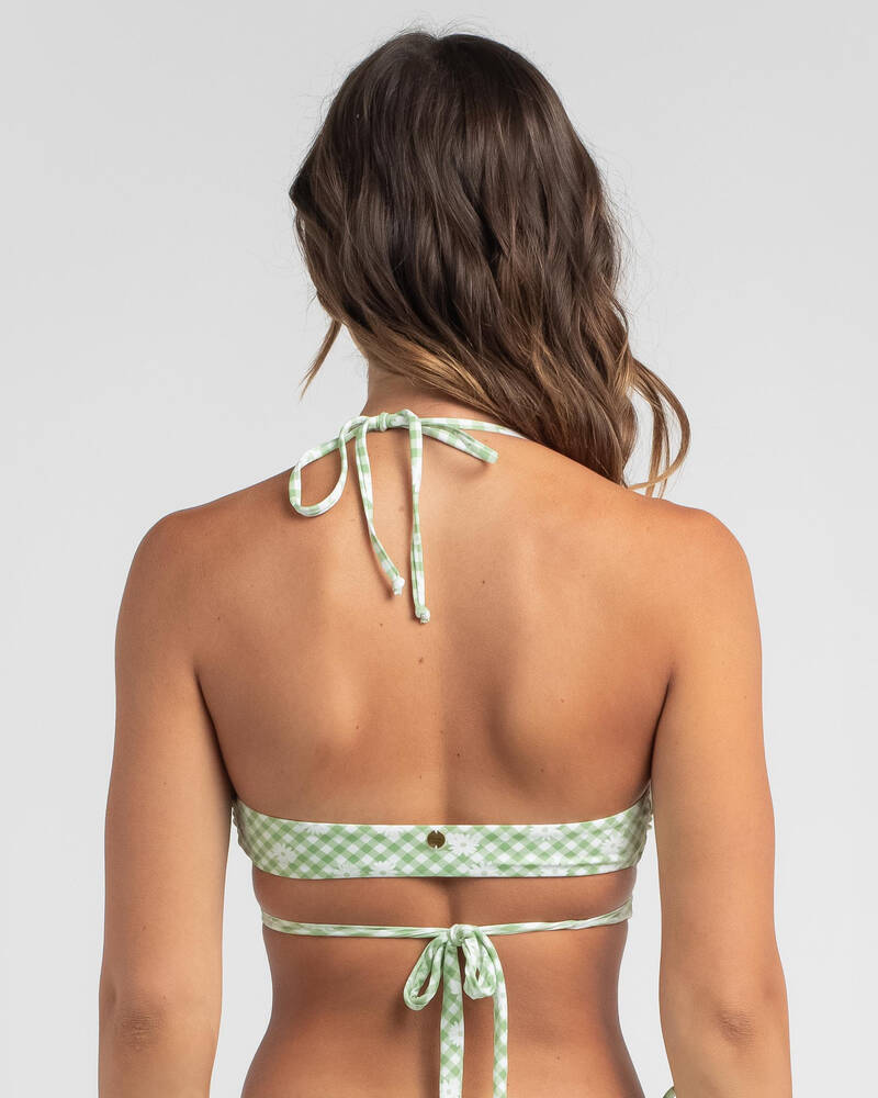 Kaiami Betsy Wrap Bralette Bikini Top for Womens
