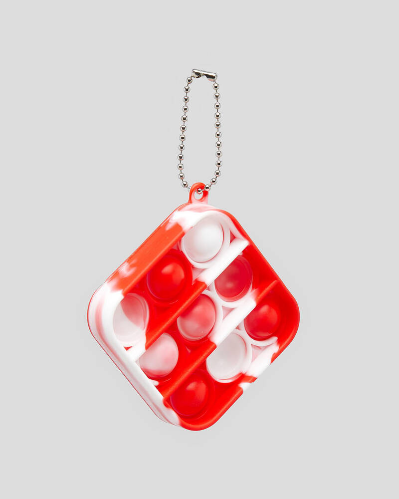 Get It Now Square Popper Keyring for Unisex