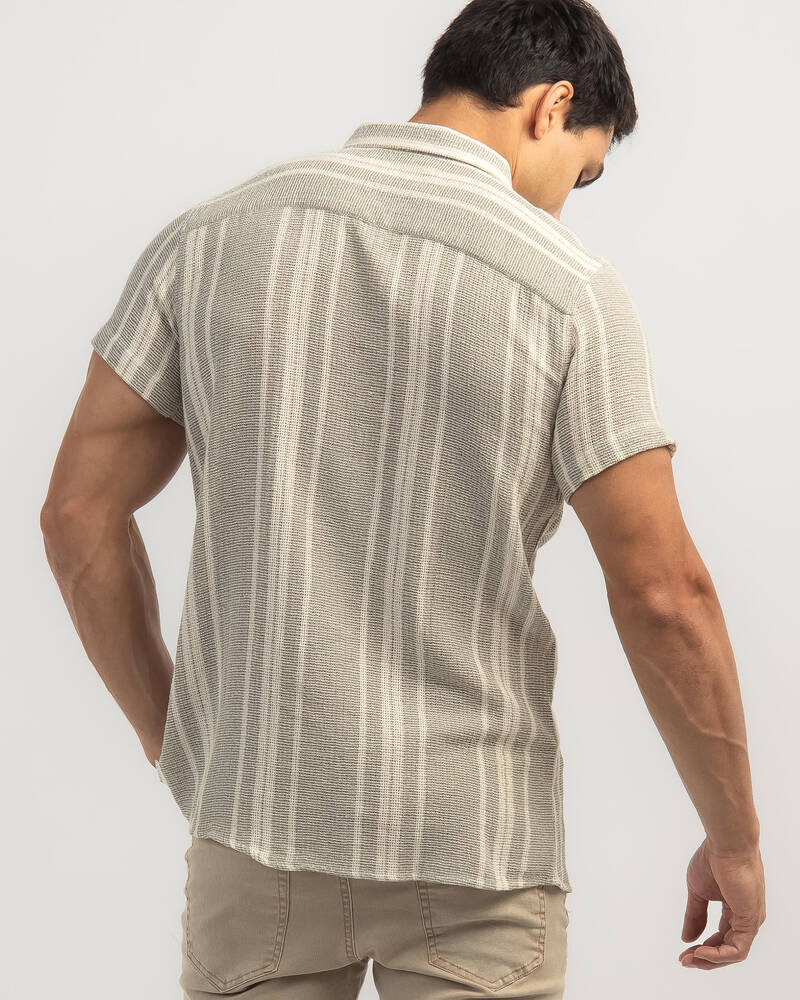 Lucid Streaks Short Sleeve Shirt for Mens