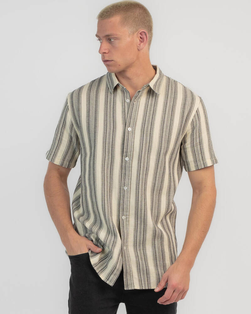 Lucid Border Short Sleeve Shirt for Mens
