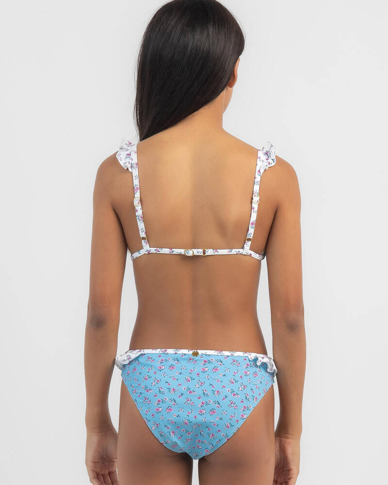 Kaiami Girls' Rosette Triangle Bikini Set for Womens