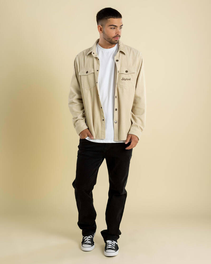 Skylark Record Cord Long Sleeve Shirt for Mens