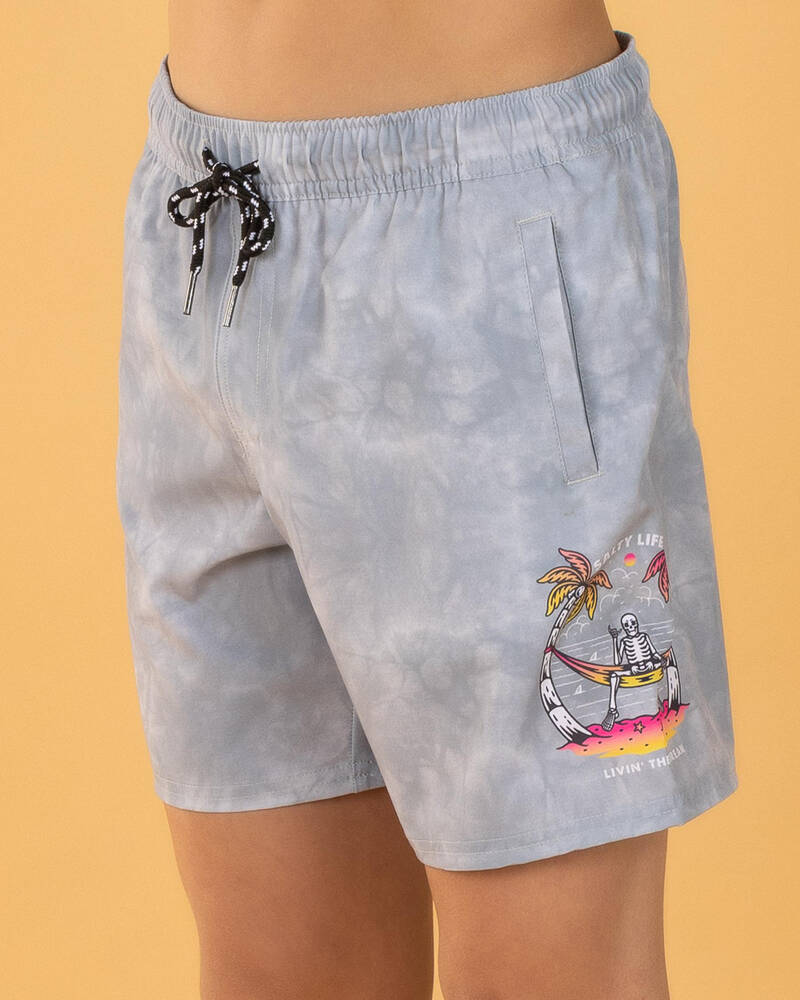 Salty Life Boys' Relative Elastic Waist Shorts for Mens