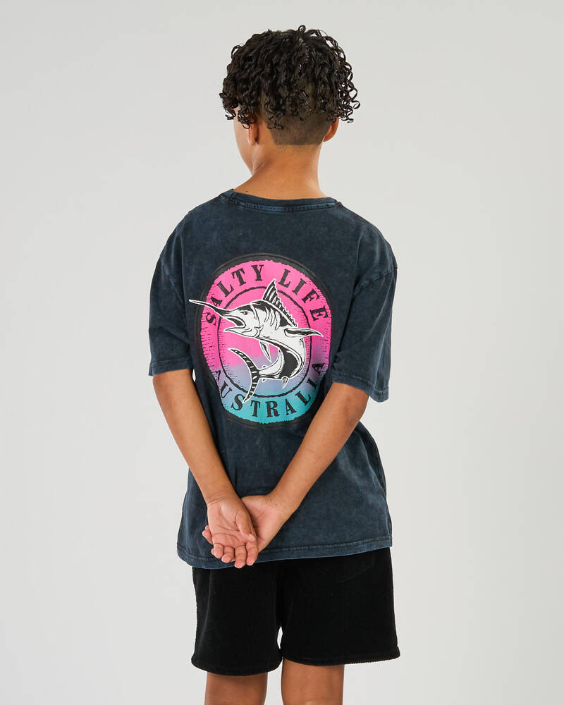 Salty Life Boys' Evaded T-Shirt for Mens
