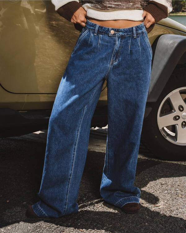 Lady Di Pleated Jeans