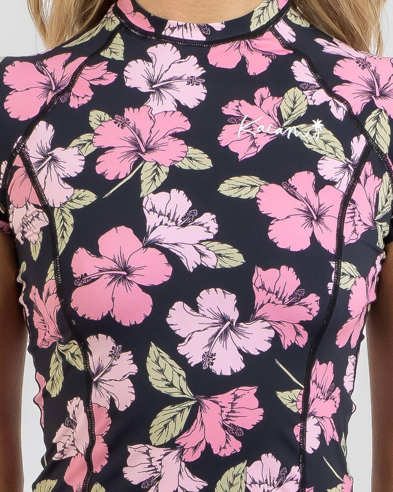 Kaiami Olivia Cap Sleeve Rash Vest for Womens