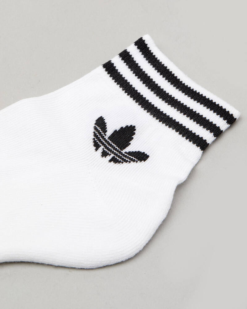 Adidas Junior Boys' Trefoil Ankle Socks for Mens image number null