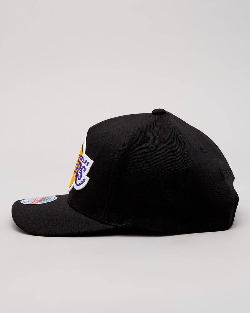 Mitchell & Ness LA Lakers Team Colour Logo Snapback Cap for Mens