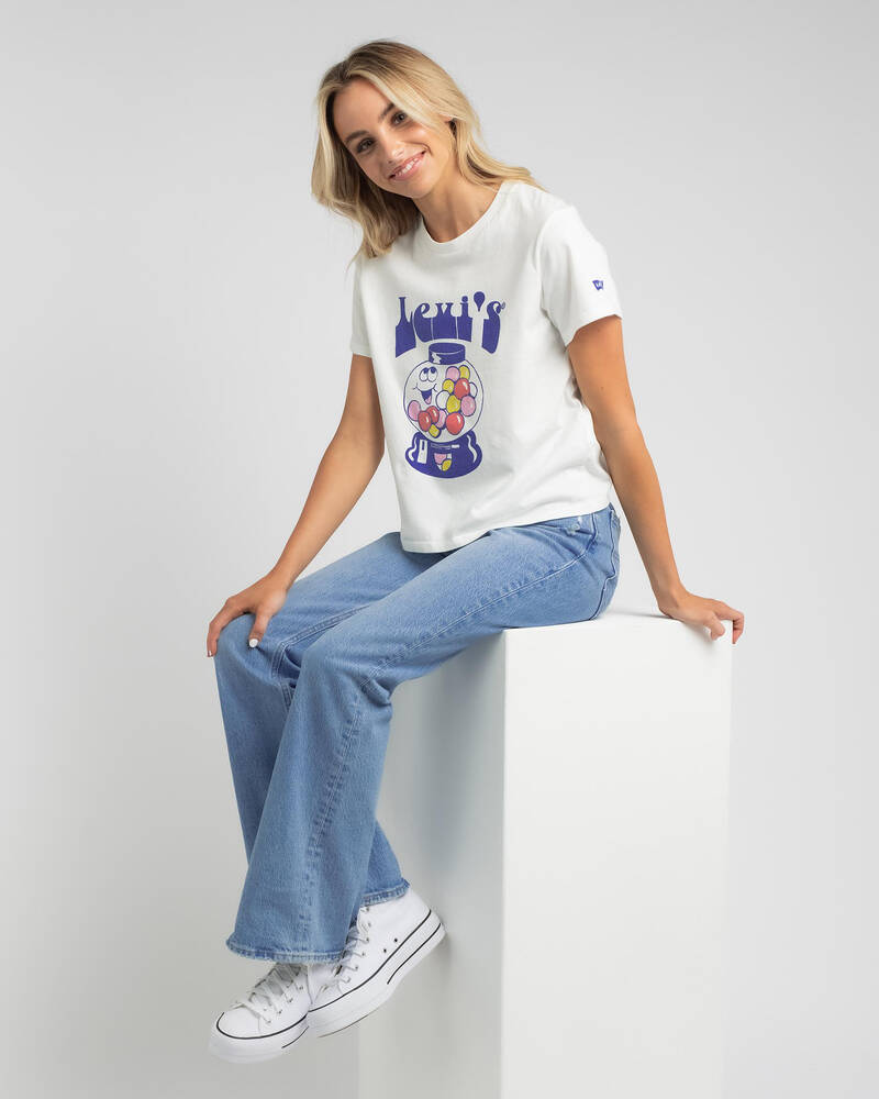 Levi's Jordie Bubble Gum T-Shirt for Womens