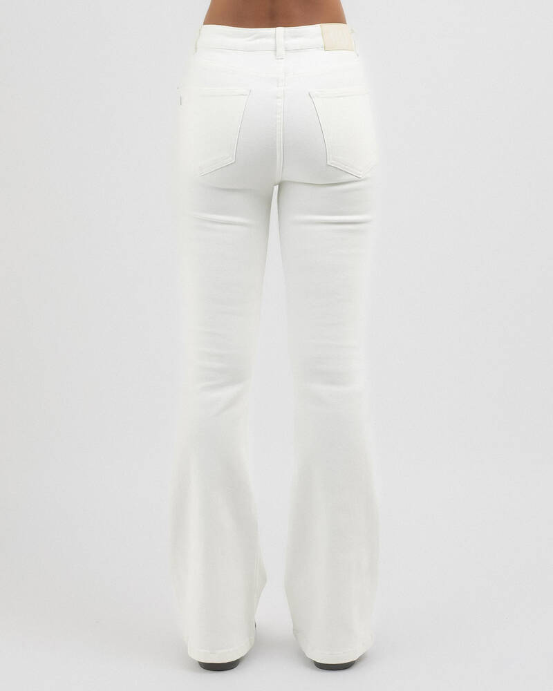 DESU Ellidy Flare Coloured Jeans for Womens