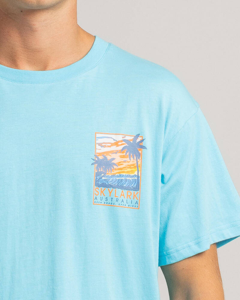 Skylark Sunset Swell T-Shirt for Mens