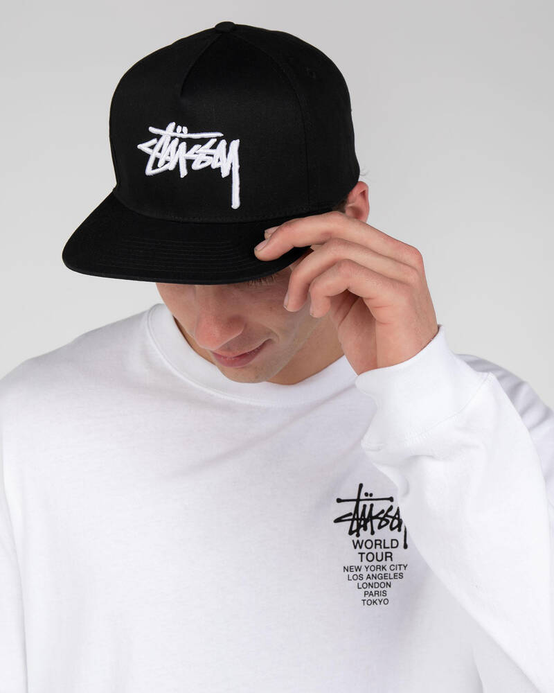 Stussy Stock Snapback Cap for Mens
