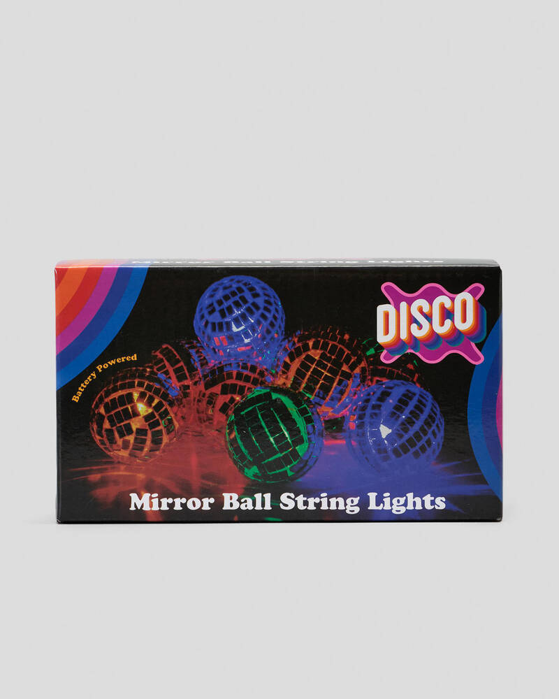 Get It Now Disco Ball String Lights for Unisex