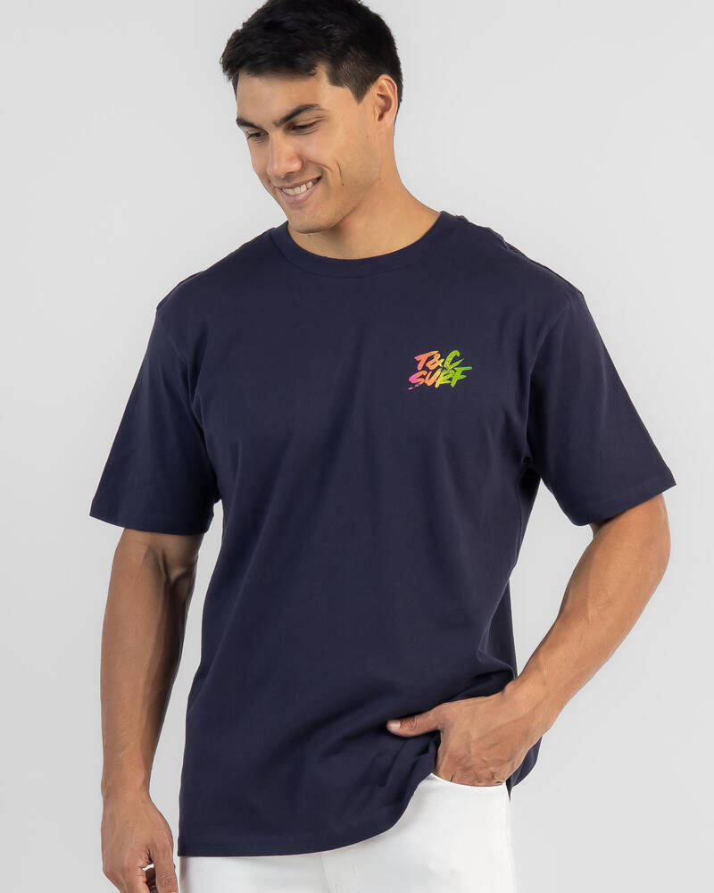 Town & Country Surf Designs Border Check T-Shirt for Mens
