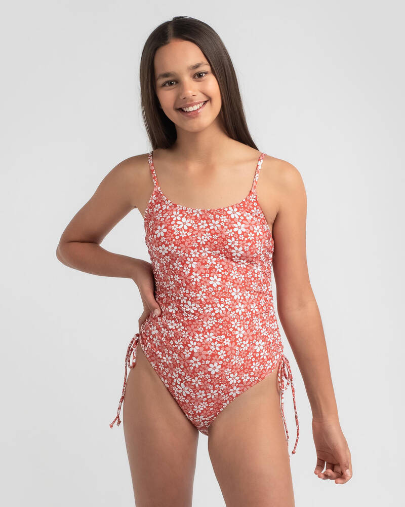 Kaiami Girls' Blossom One Piece Swimsuit for Womens