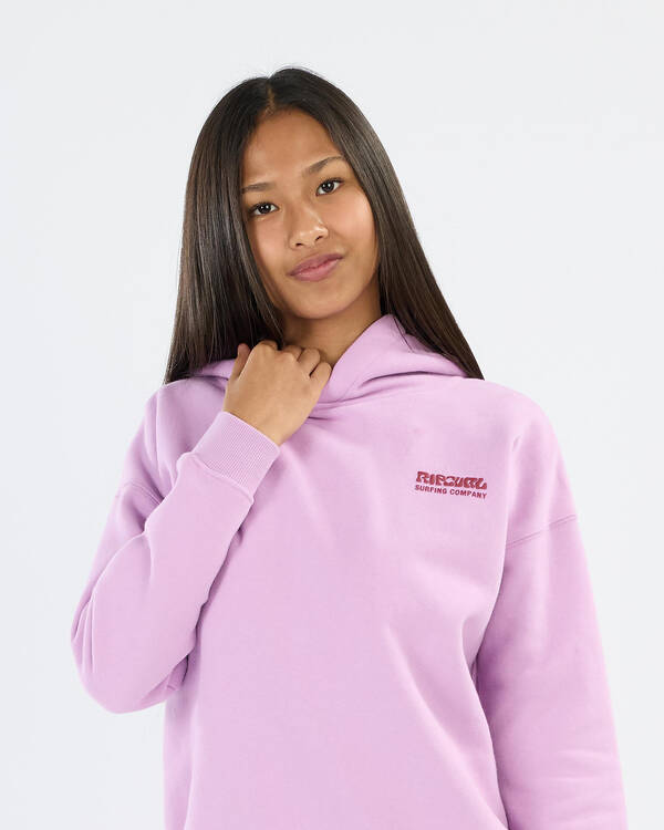 Rip Curl Girls' Surf Puff Heritage Hoodie for Womens